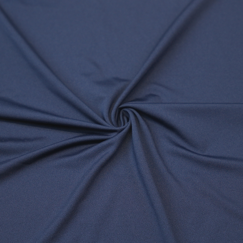 Recycled polyester spandex jersey t-shirt tela