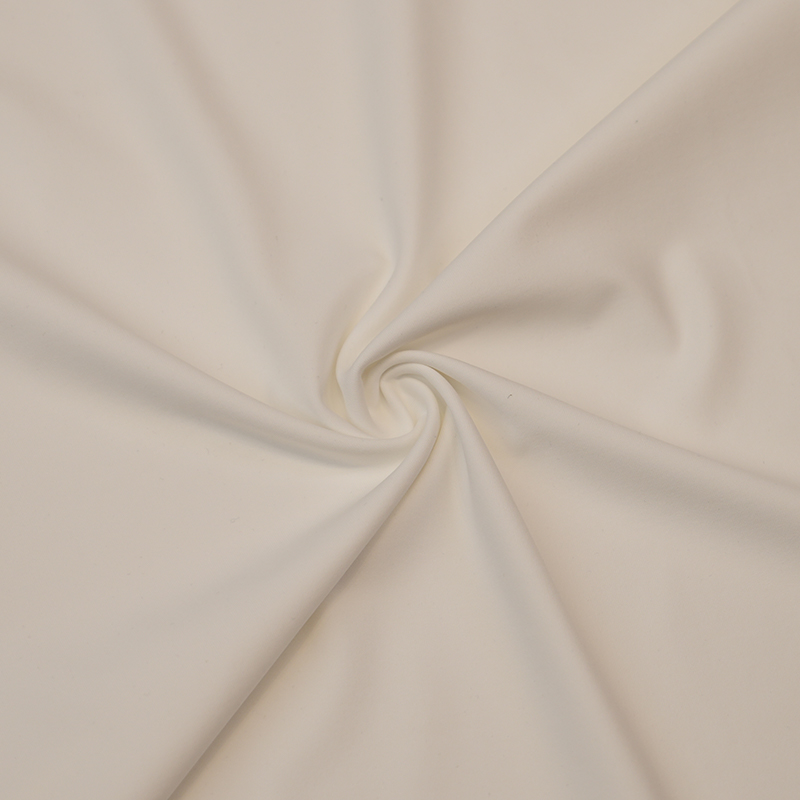 Recycled nylon spandex interlock t-shirt tela