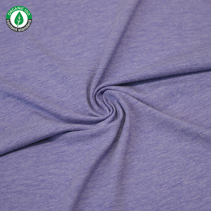 Organic Bamboo/Cotton Stretch Jersey T-Shirt Tela